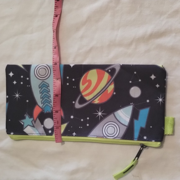 Kids Book Bag Rocket & Planet Design Unknown Manufacturer NWOT never used - Picture 10 of 11